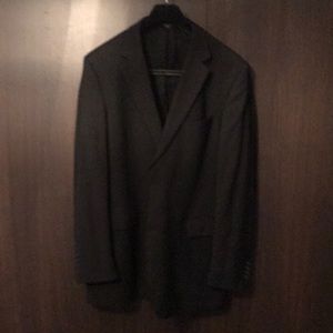 Kenneth Cole Black Pinstriped Suit with Pants